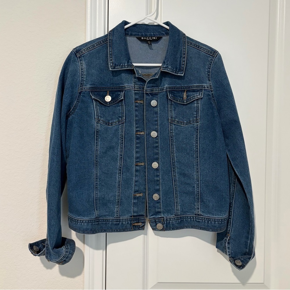 Baccini Classic Blue Denim Jacket